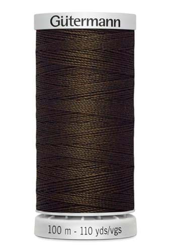 Gütermann threads - extra thick 100m coil - color: brown 406