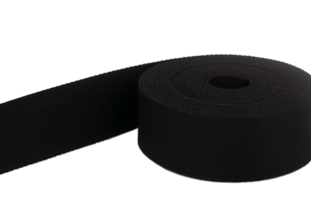 3m belt strap / bags webbing - color: black - 30mm wide