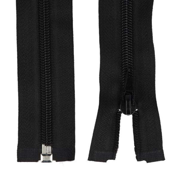 zipper separable - 30cm long - colour: black - 10 pieces