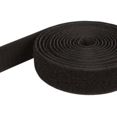 25m Rolle Alfagrip  back to back Klettband, 20mm breit, schwarz, Picture 2