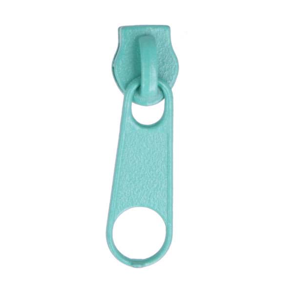 Zipper für 5mm Reißverschlüsse, Farbe: minze - 10 Stück