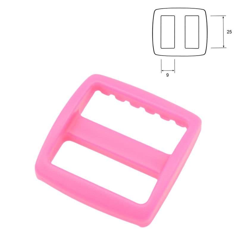 Regulator aus Acetal - 25mm Durchlass - Pink - 10 Stück