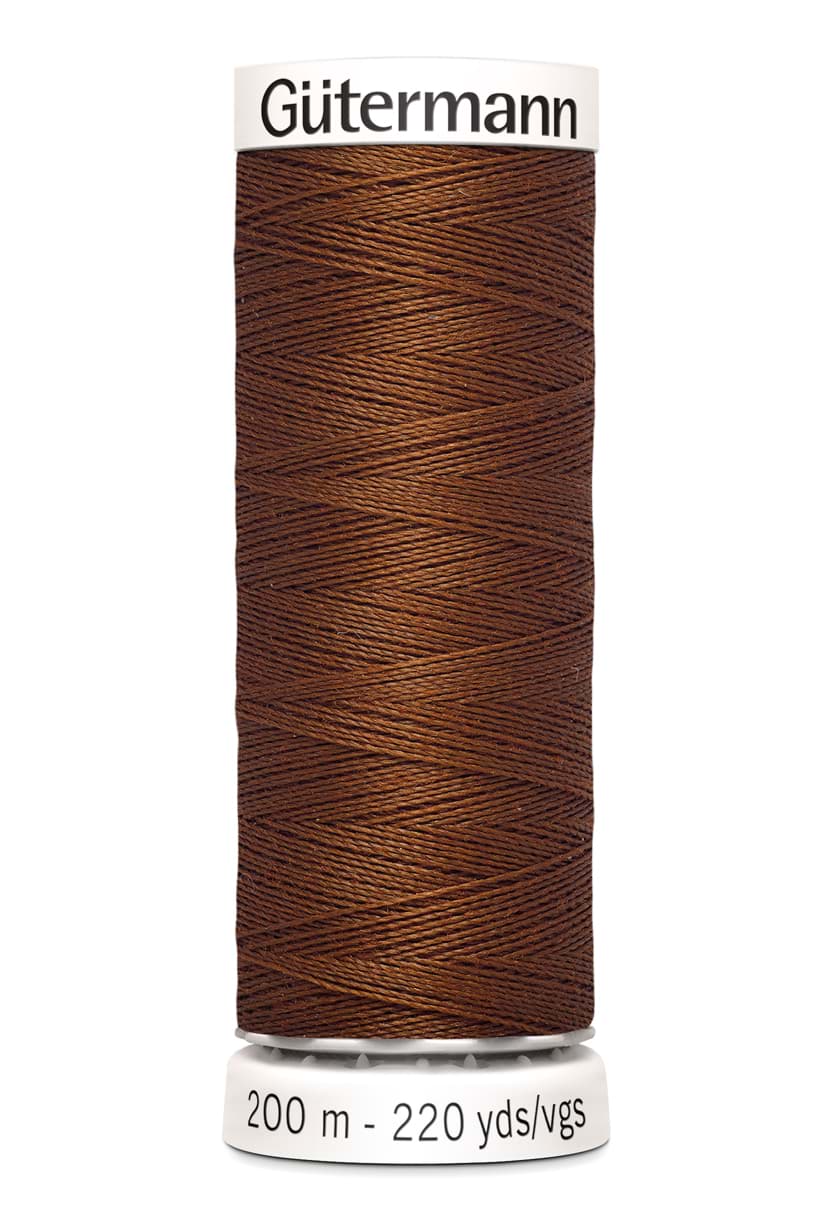 Gütermann sew-all thread - 200m - colour: rusty brown 650