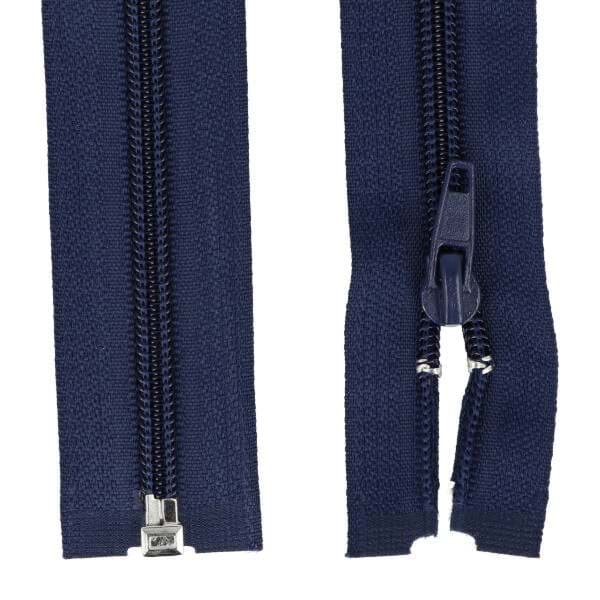zipper separable - 30cm long - colour: dark blue - 1 piece