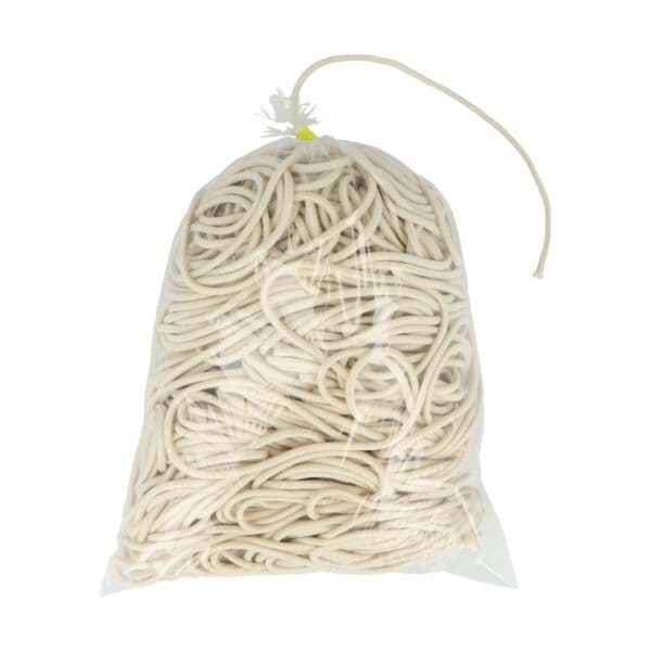 100m elastic cord - 3mm thick - creamy