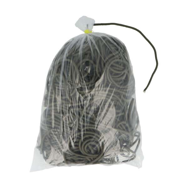100mm elastic cord - 1mm thick - khaki