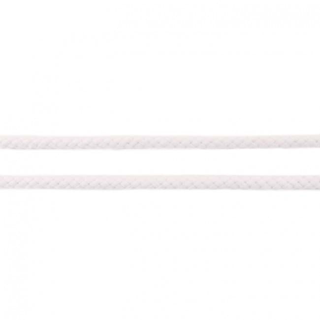 5m cotton cord - 8mm thick - colour: white