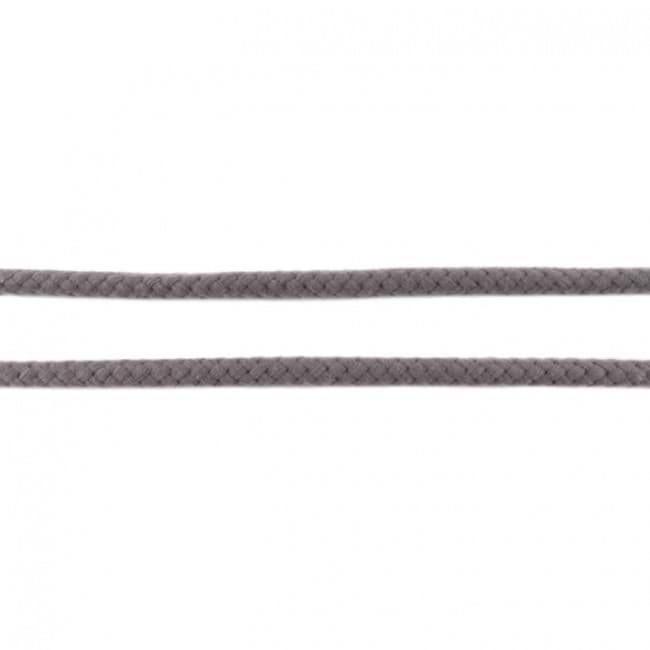 5m cotton cord - 8mm thick - colour: dark grey