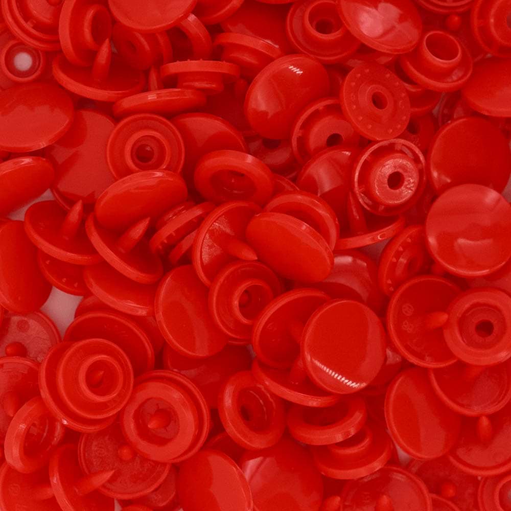 KAM Snaps T5 buttons 12,4mm - 50 pieces - red