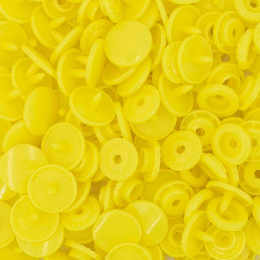KAM Snaps T5 buttons 12,4mm - 50 pieces - yellow