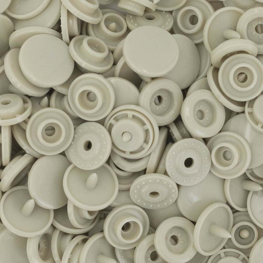 KAM Snaps T5 buttons 12,4mm - 50 pieces - beige