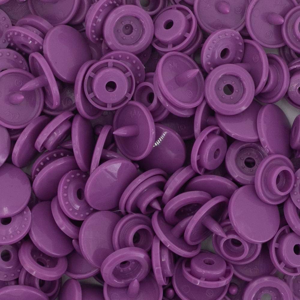 KAM Snaps T5 buttons 12,4mm - 50 pieces - lilac