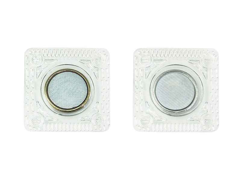 Magnetverschluss / Magnetknopf zum Einnähen - rund - 18mm - 10 Stück