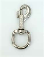 Bolzenkarabiner 8,9cm lang - Zinkdruckguss - 25mm Rundwirbel - 1 Stück