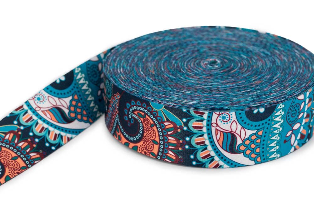 1m Dekoband / Gurtband - 51mm breit - Wave