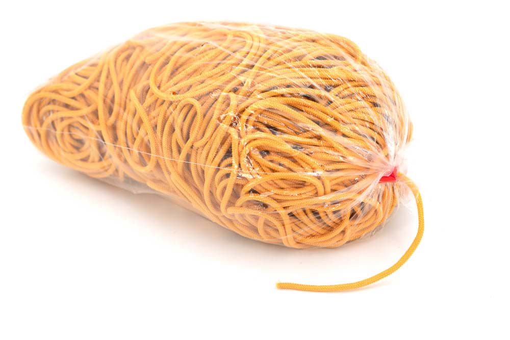100m elastic cord - 3mm thick - dark yellow