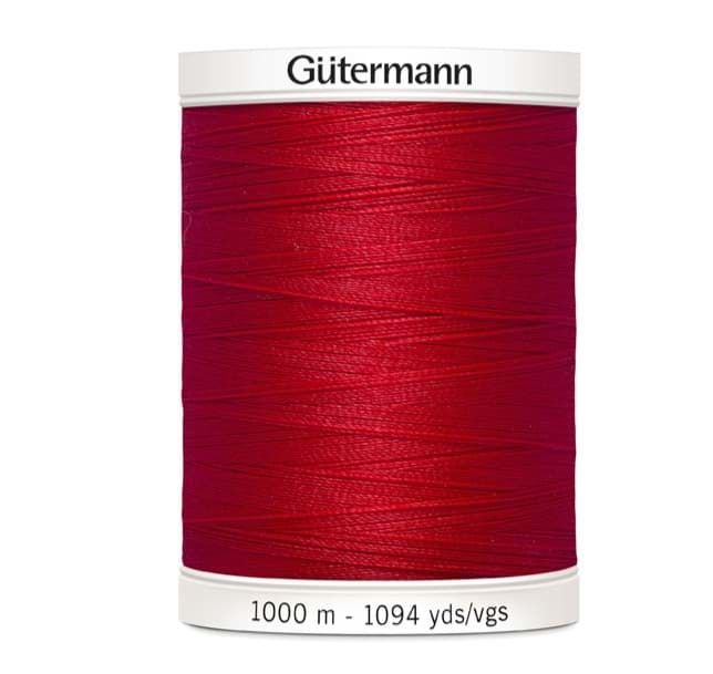 Gütermann threads - sew-all thread 1.000m spool - colour: red 156