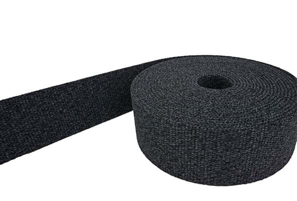5m Gürtelband / Taschenband - 40mm breit - Anthrazit melange