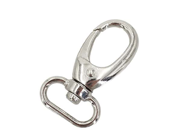 Karabinerhaken aus Zinkdruckguss - 5,9cm lang - 25mm Durchlass - 10 Stück