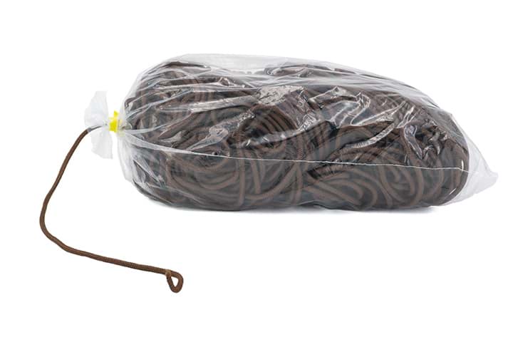 100m Gummikordel - 3mm dick - dunkelbraun