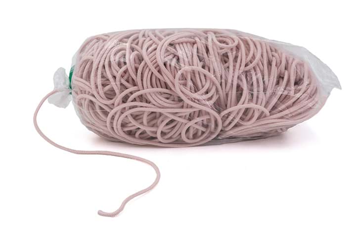 100m Gummikordel - 3mm dick - rosa