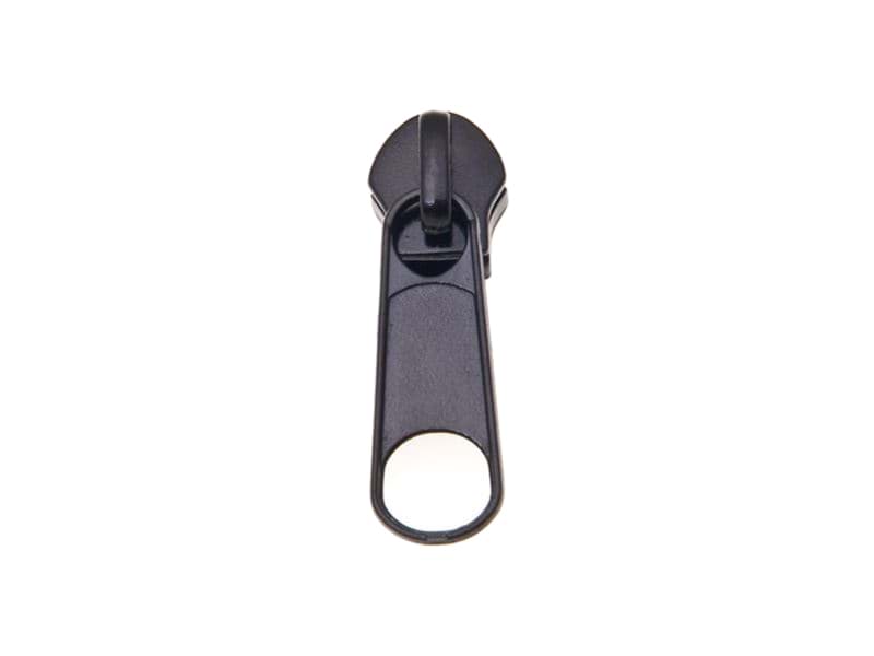 Zipper für 8mm wasserdichte Reißverschlüsse, Farbe: schwarz - 10 Stück