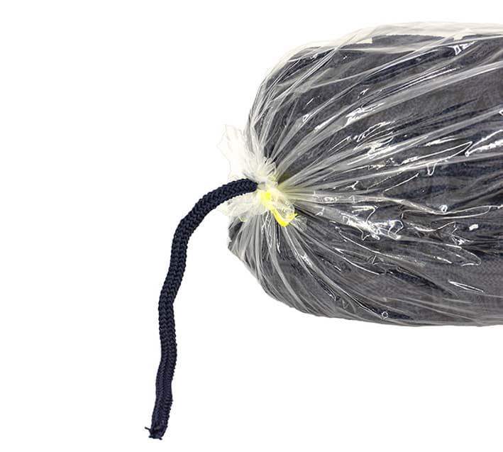 5mm dicke Polyesterschnur - ohne Kern - dunkelblau - 100m Beutel