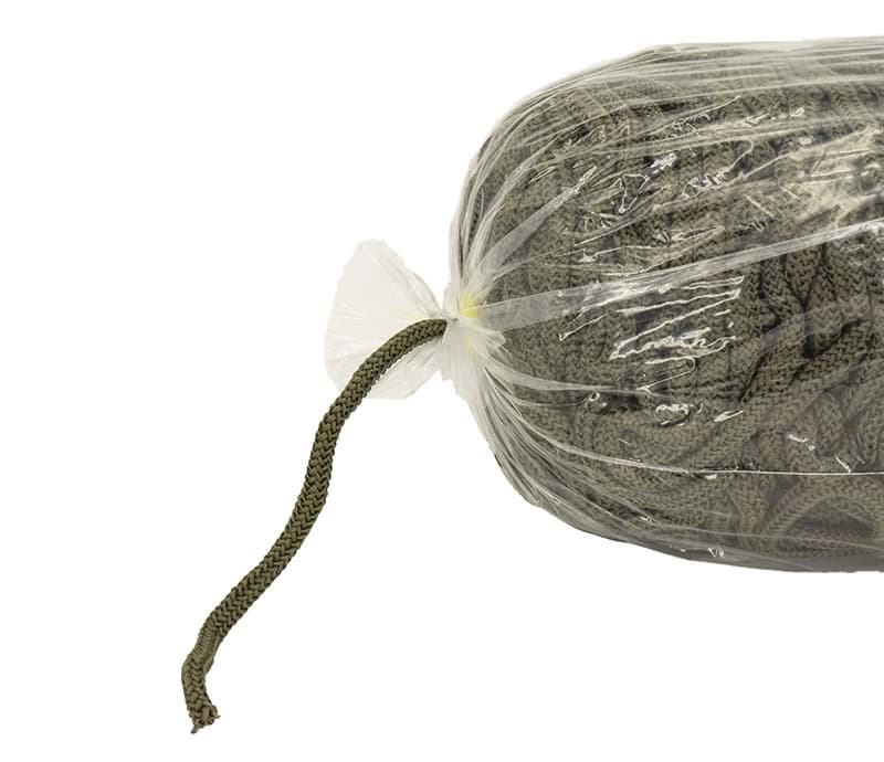 5mm dicke Polyesterschnur - ohne Kern - khaki - 100m Beutel