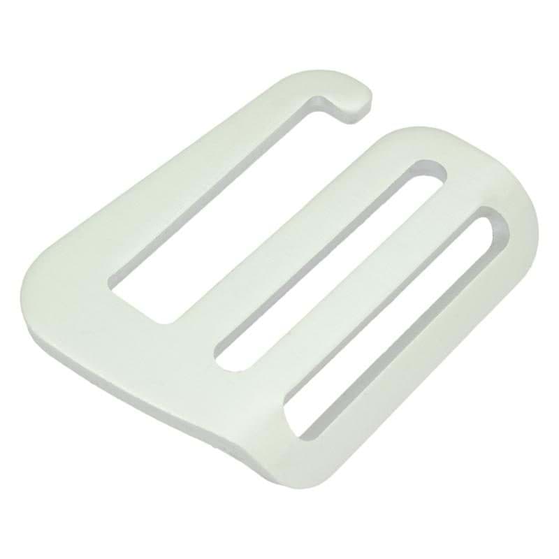G-Haken - Gurthaken aus Aluminium - silber - 38mm