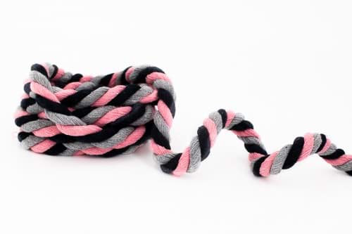 Elastisches Flauschband - 100mm breit - Schwarz - 18m Rolle